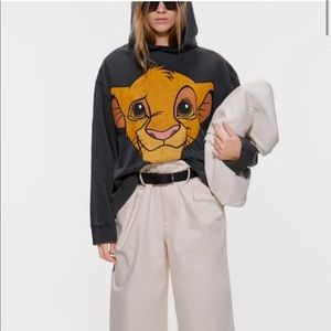 Zara Disney Lion King Simba Hoodie 